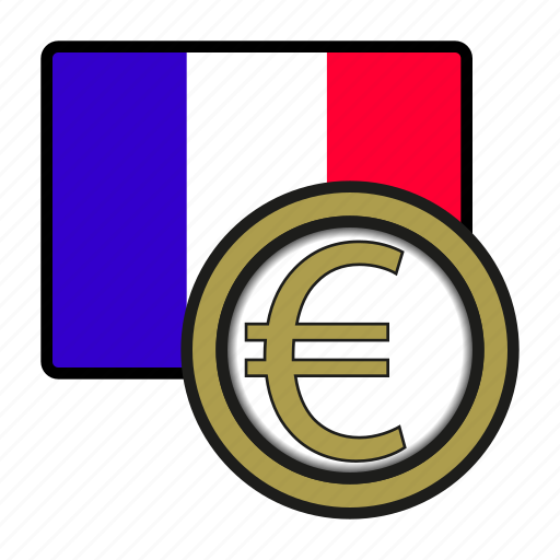 Coin, euro, exchange, france, money, payment, france flag icon - Download on Iconfinder