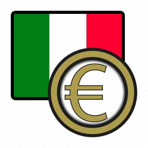 Coin, euro, exchange, italy, money, payment, italy flag icon - Download on Iconfinder