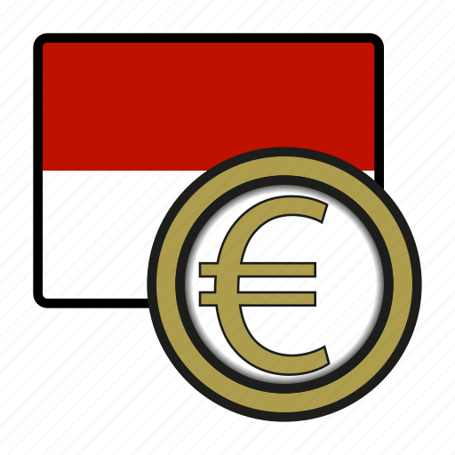 Coin, euro, exchange, monaco, money, payment icon - Download on Iconfinder