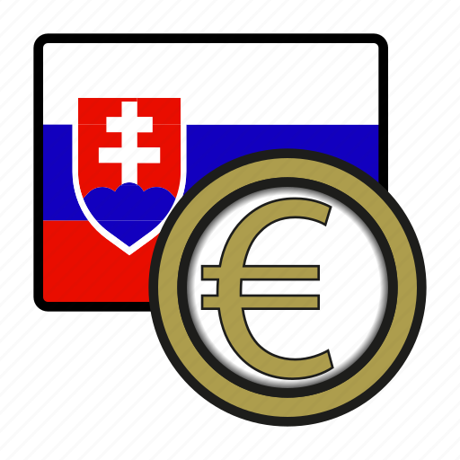 Coin, euro, exchange, money, payment, slovakia icon - Download on Iconfinder