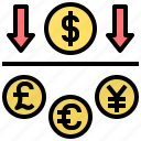 currency, dollar, pressure, strange, impact, economic, coin, finance
