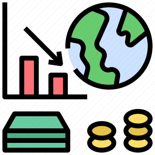 Economic, system, gdp, recession, world, statistic, data icon - Download on Iconfinder