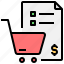 purchasing, receipt, shopping, expense, invoice, transaction, order, list 