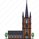building, landmark, famous, church, riddarholm, stockholm, swedan
