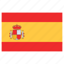 country, flag, flags, spain