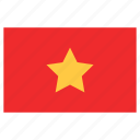 country, flag, flags, vietnam