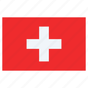 country, flag, flags, rectangle, switzeland 