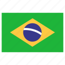brazil, country, flag, flags