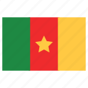 cameroon, country, flag, flags