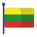 flag, flags, lithuania
