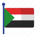 flag, flags, sudan