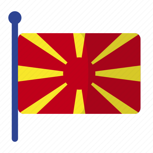 Flag, flags, republic of macedonia icon - Download on Iconfinder