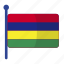 flag, flags, mauritius 