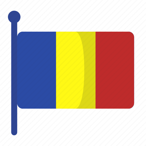 Flag, flags, romania icon - Download on Iconfinder