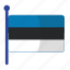 estonia, flag, flags 
