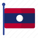 flag, flags, laos