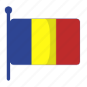 flag, flags, romania