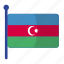 azerbaijan, flag, flags 