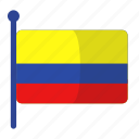colombia, flag, flags