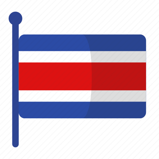 Costa rica, flag, flags icon - Download on Iconfinder