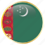 country, flag, flags, turkmenistan 