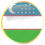 country, flags, uzbekistan 
