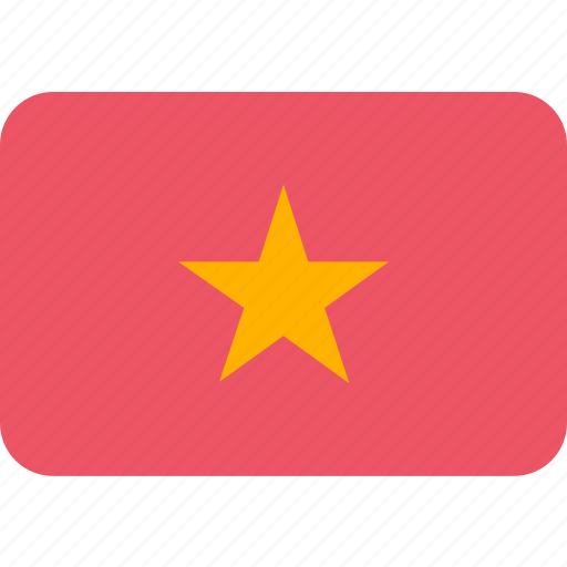 Vietnam, asia, flag, country, vietnamese, flags, asian icon - Download on Iconfinder
