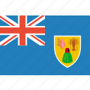 and, caicos, country, flag, nation, the, turks