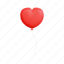 balloon, heart