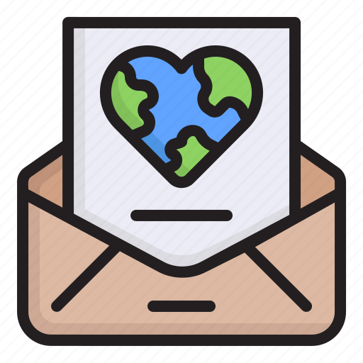 Letter, mail, email, miscellaneous, opened, communications, world humanitarian day icon - Download on Iconfinder