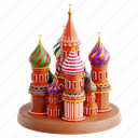 kremlin, 3d icon, 3d illustration, 3d render, historic, government, world landmark, landmark 