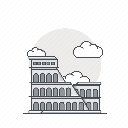 Coloseum, italia, landmark, monument, roma, world icon - Download on Iconfinder
