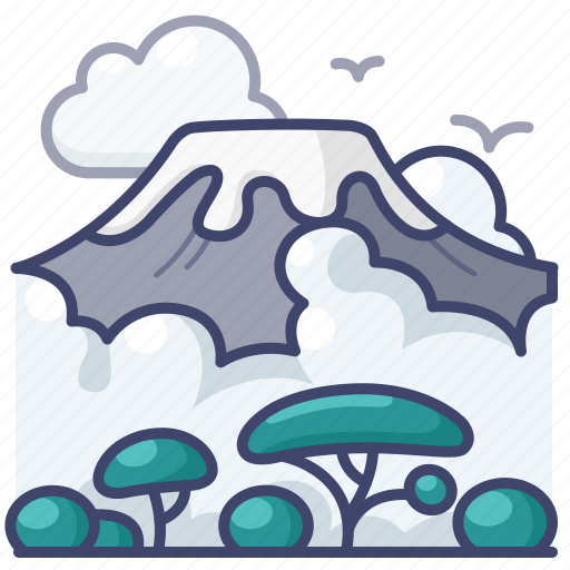 Hills, kilimanjaro, landscape, mountains icon - Download on Iconfinder