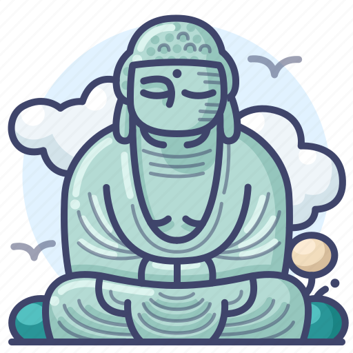 Buddha, buddhist, great, kamakura icon - Download on Iconfinder
