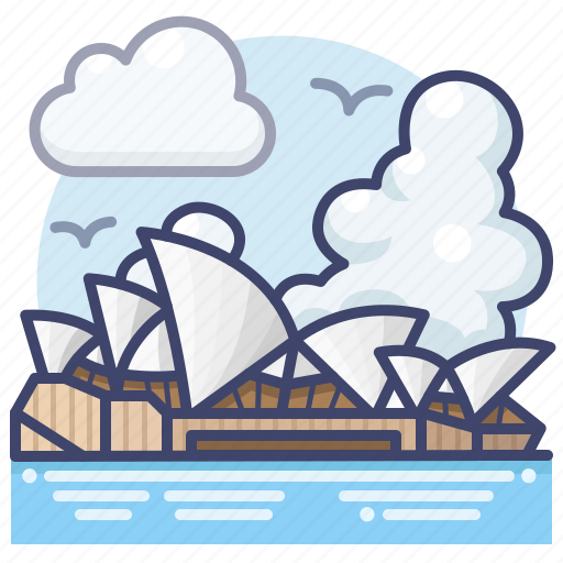 Australia, house, opera, sydney icon - Download on Iconfinder