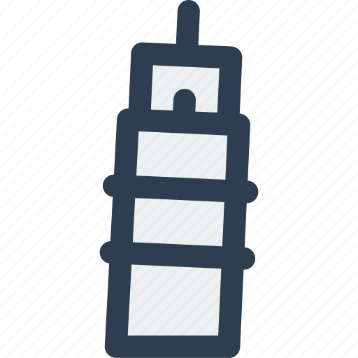 Pisa, tower, italy, landmark, pisa tower, world landmark icon - Download on Iconfinder