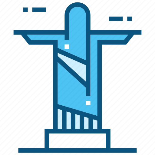 Christ, redeemer, world, landmarks, monument, travel, brazil icon - Download on Iconfinder