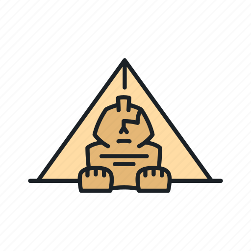 Cairo, egypt, landmark, pyramid, sight, sphinx icon - Download on Iconfinder
