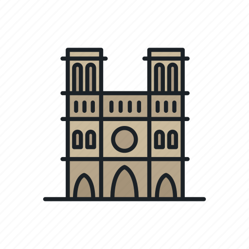 Building, cathedral, france, landmark, notre dame, paris, sight icon - Download on Iconfinder