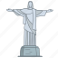 brazil, christ, landmark, redeemer, statue, travel, wonder 