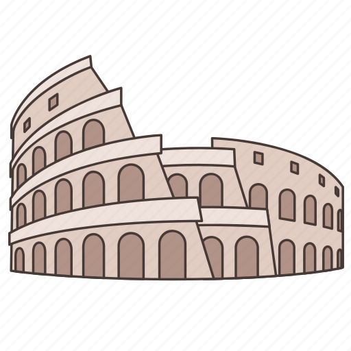 Amphitheatre, colosseum, italy, landmark, roman, travel, wonder icon - Download on Iconfinder