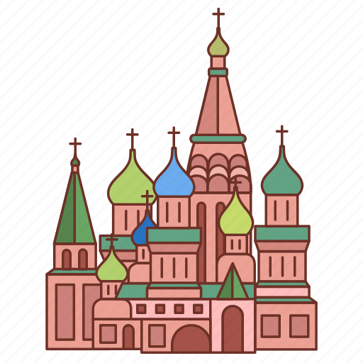 Basils, cathedral, landmark, moscow, russia, saint, travel icon - Download on Iconfinder