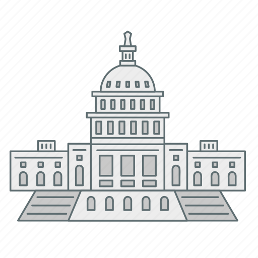 America, capitol, house, landmark, president, washington, white icon - Download on Iconfinder