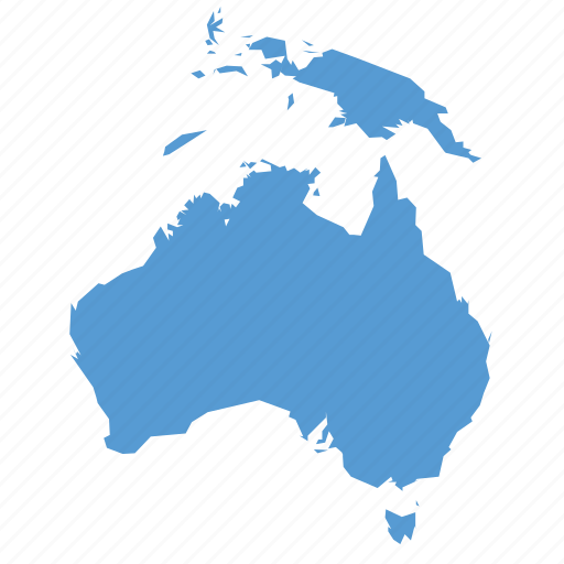 Australia, continent, map, australian, country, navigation icon - Download on Iconfinder