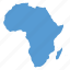 africa, map, african, continent, navigation, location 