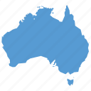 australia, map, australian, country, navigation, location