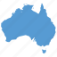 australia, map, australian, country, navigation, location 