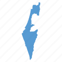 israel, map, country, israeli, jewish, navigation, location