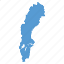 map, sweden, country, navigation, swedish, european, location