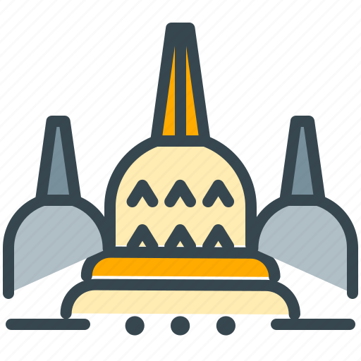 Borobudur, historial, history, monuments, world icon - Download on Iconfinder